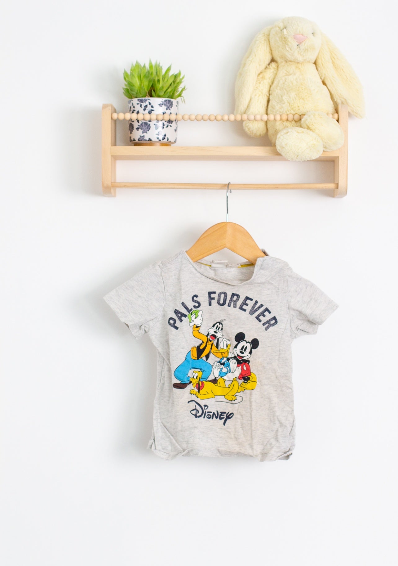H&M 12-18M Gray Disney Pals TShirt