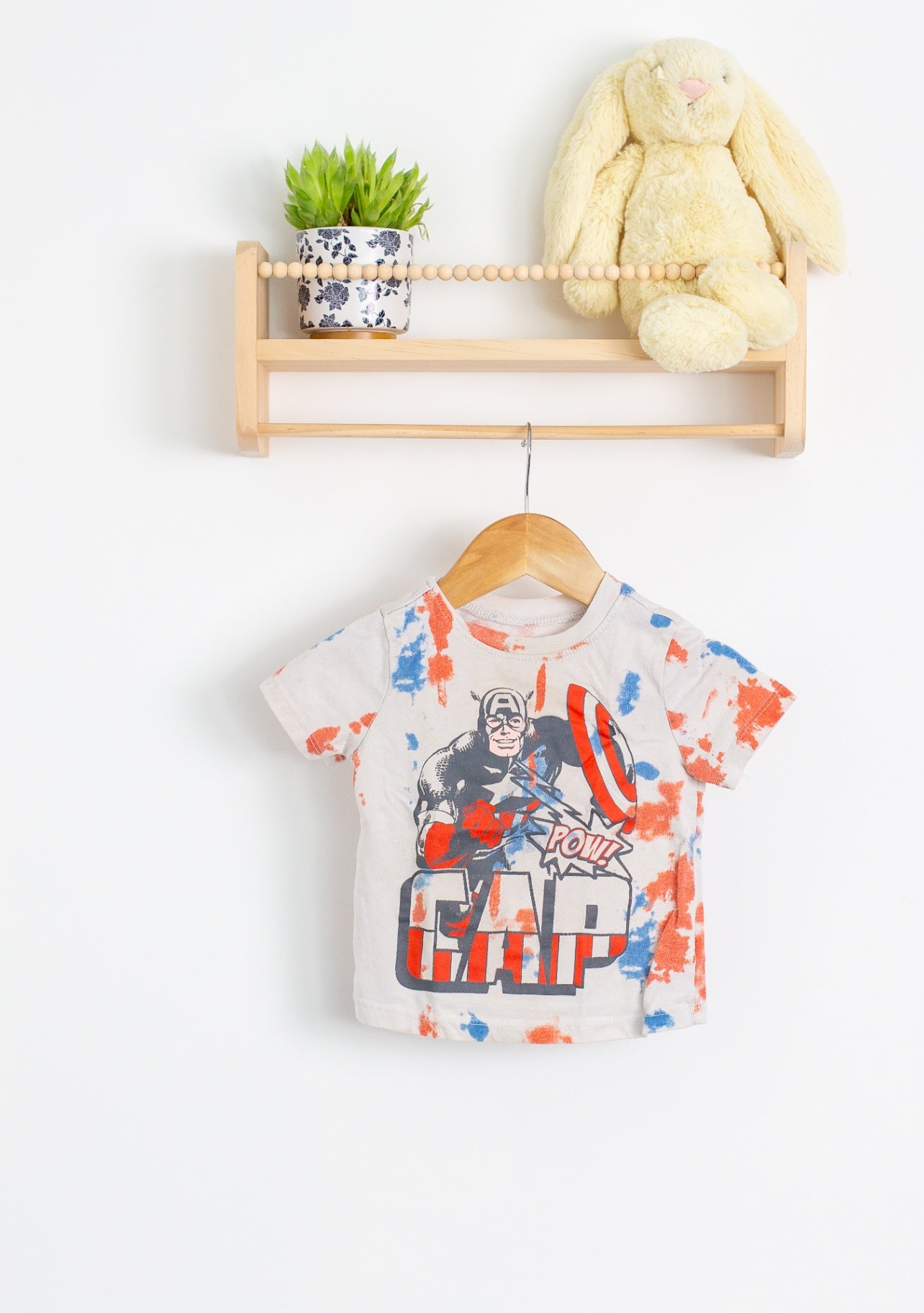 Marvel 12-18M Tie Dye Shirt GUC