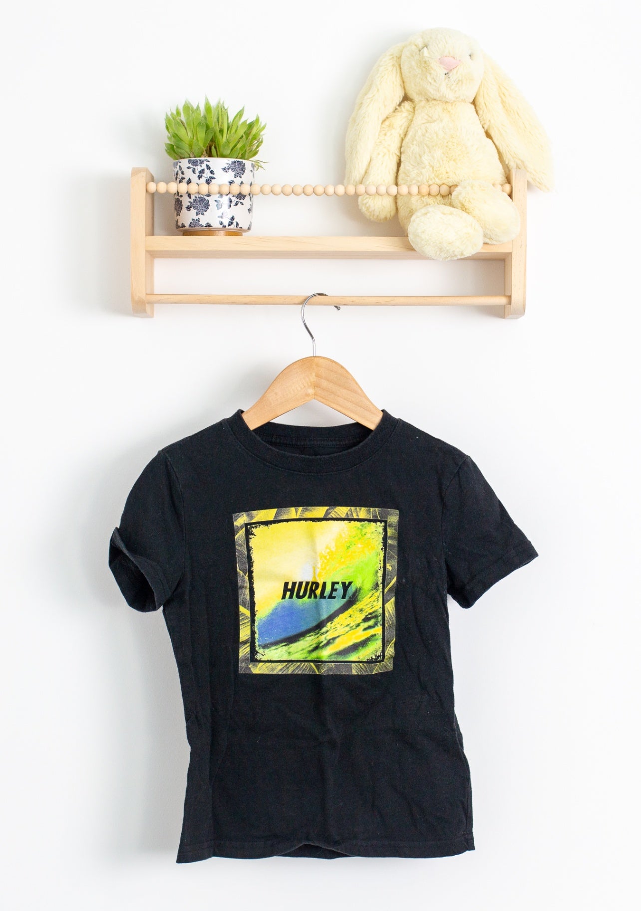 Hurley 6-7 Black TShirt - Whimsy