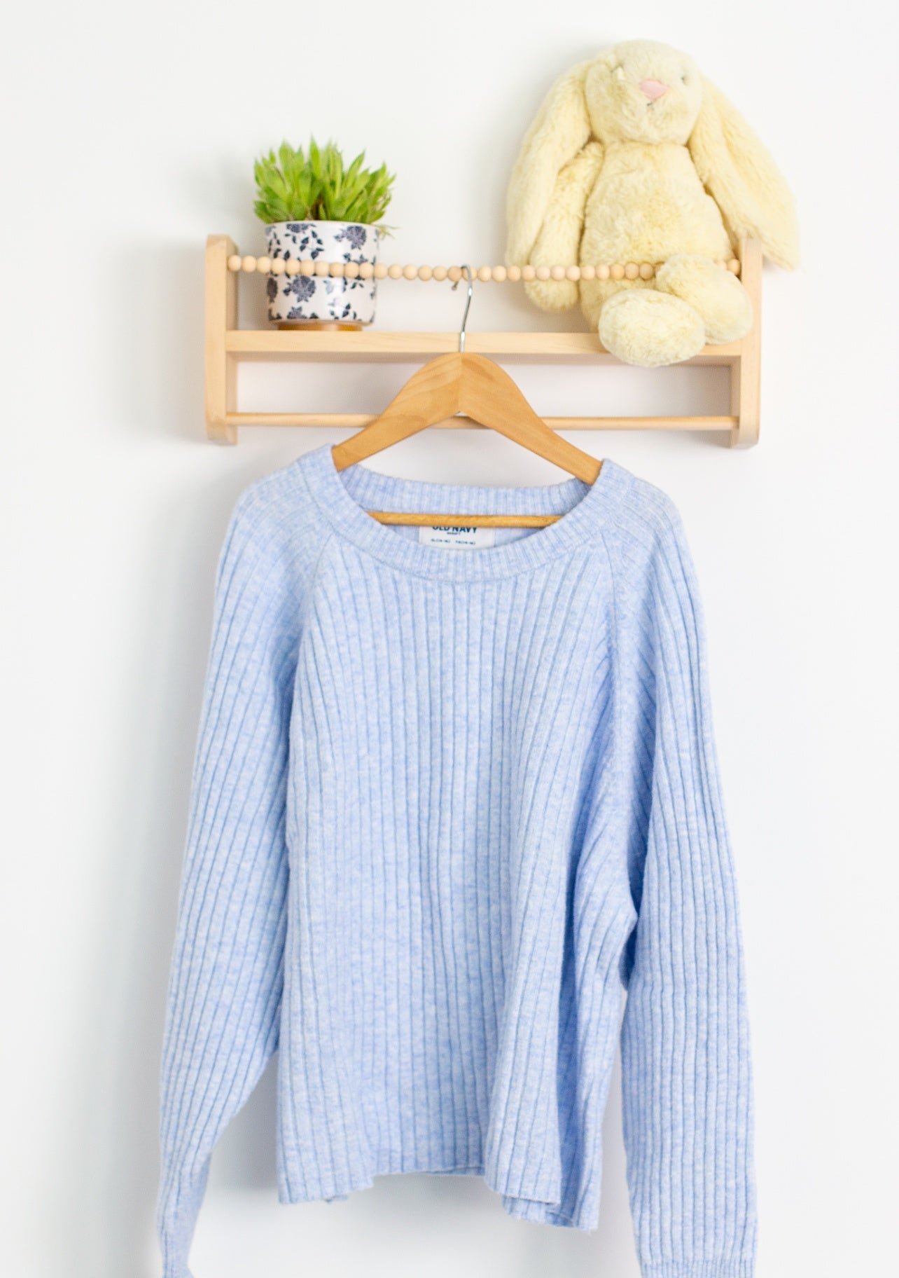 Old Navy XL Light Blue SoSoft Pullover Knit - Whimsy