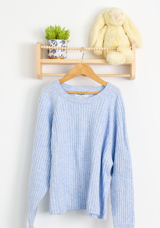 Old Navy XL Light Blue SoSoft Pullover Knit - Whimsy