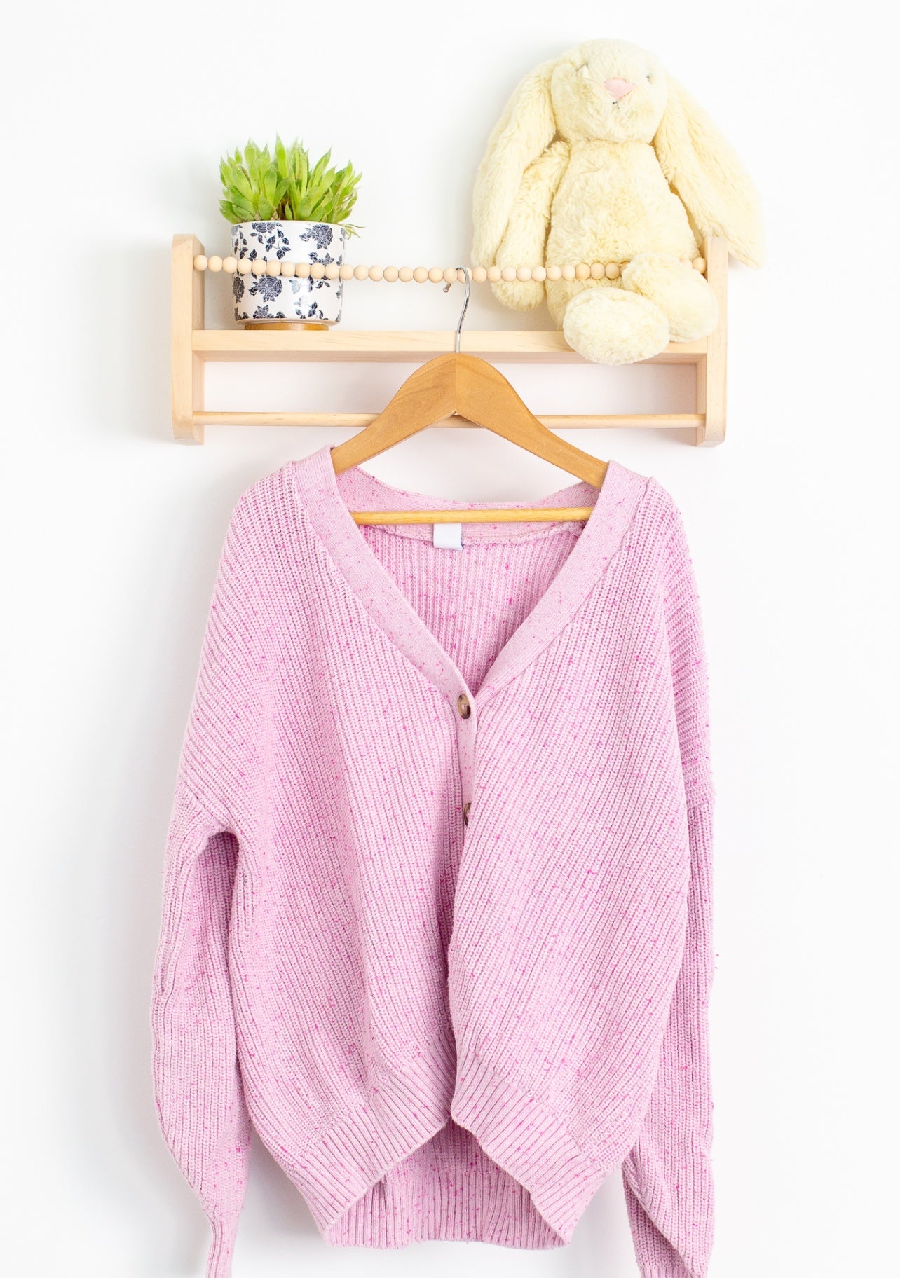 Old Navy L Pink Button Up Cardigan - Whimsy