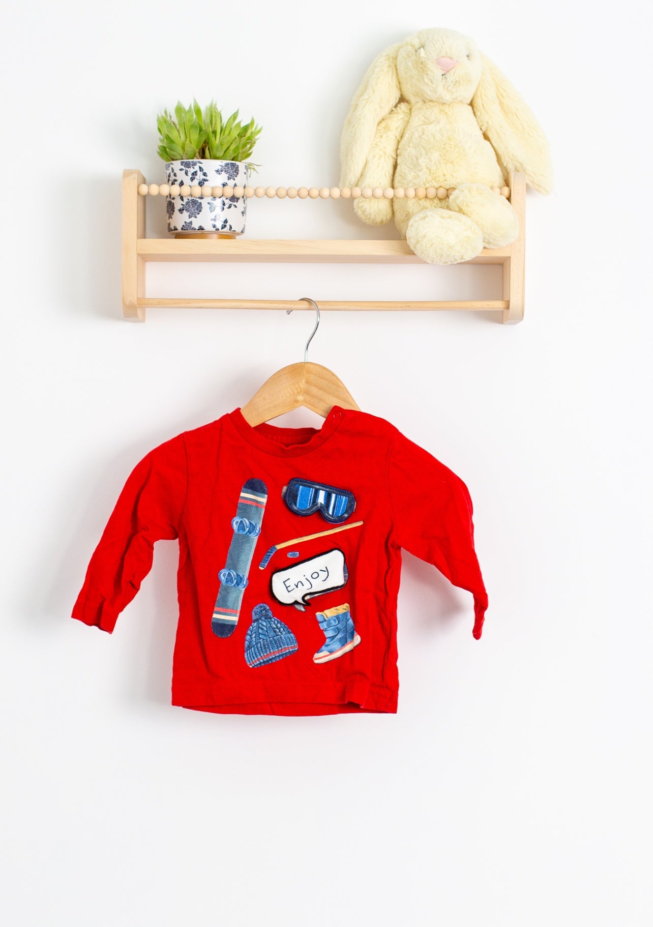 Mayoral 6M Red Long Sleeve Shirt - Whimsy