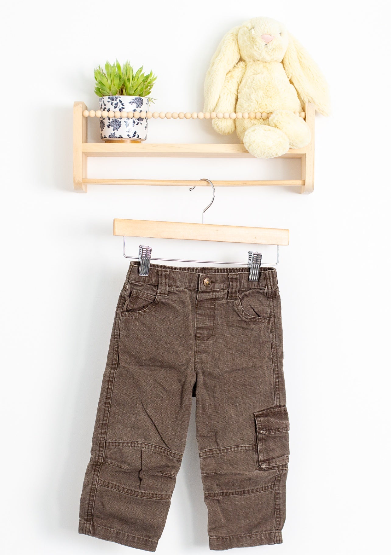 Joe Fresh 18-24M Green Brown Cargo Pants - Whimsy