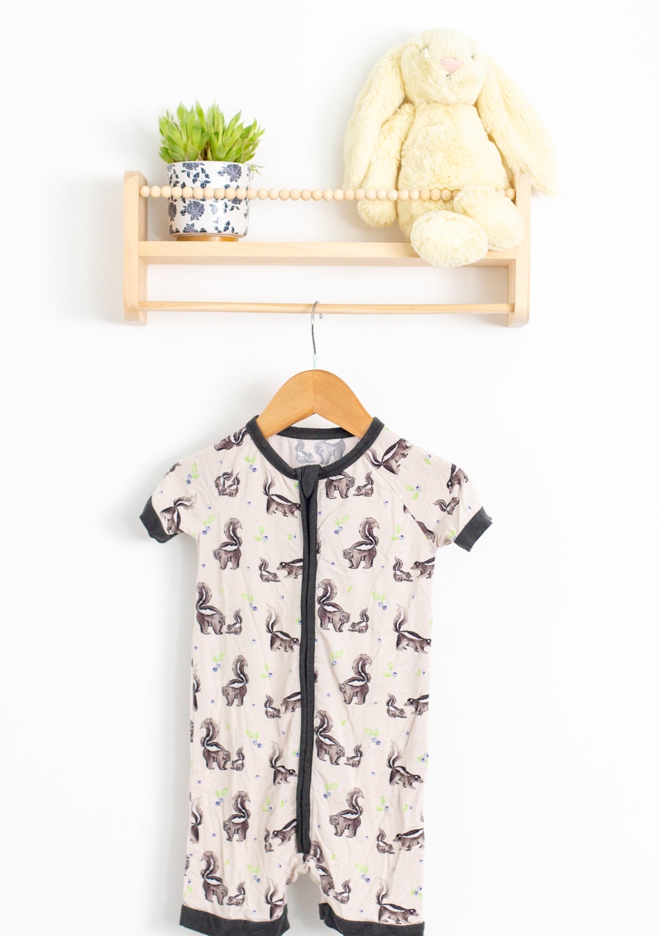 Sleepy Sloth 2T Berry Stinky Short Sleeve Romper - Whimsy