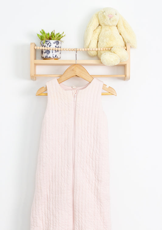 Souris Mini 12-24M Pink Quilted Sleep Sack - Whimsy
