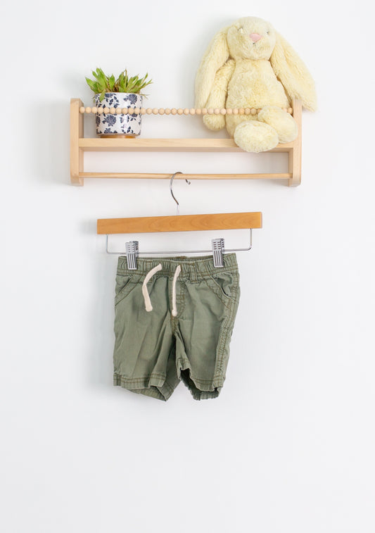 Old Navy 12-18M Olive Green Shorts - Whimsy