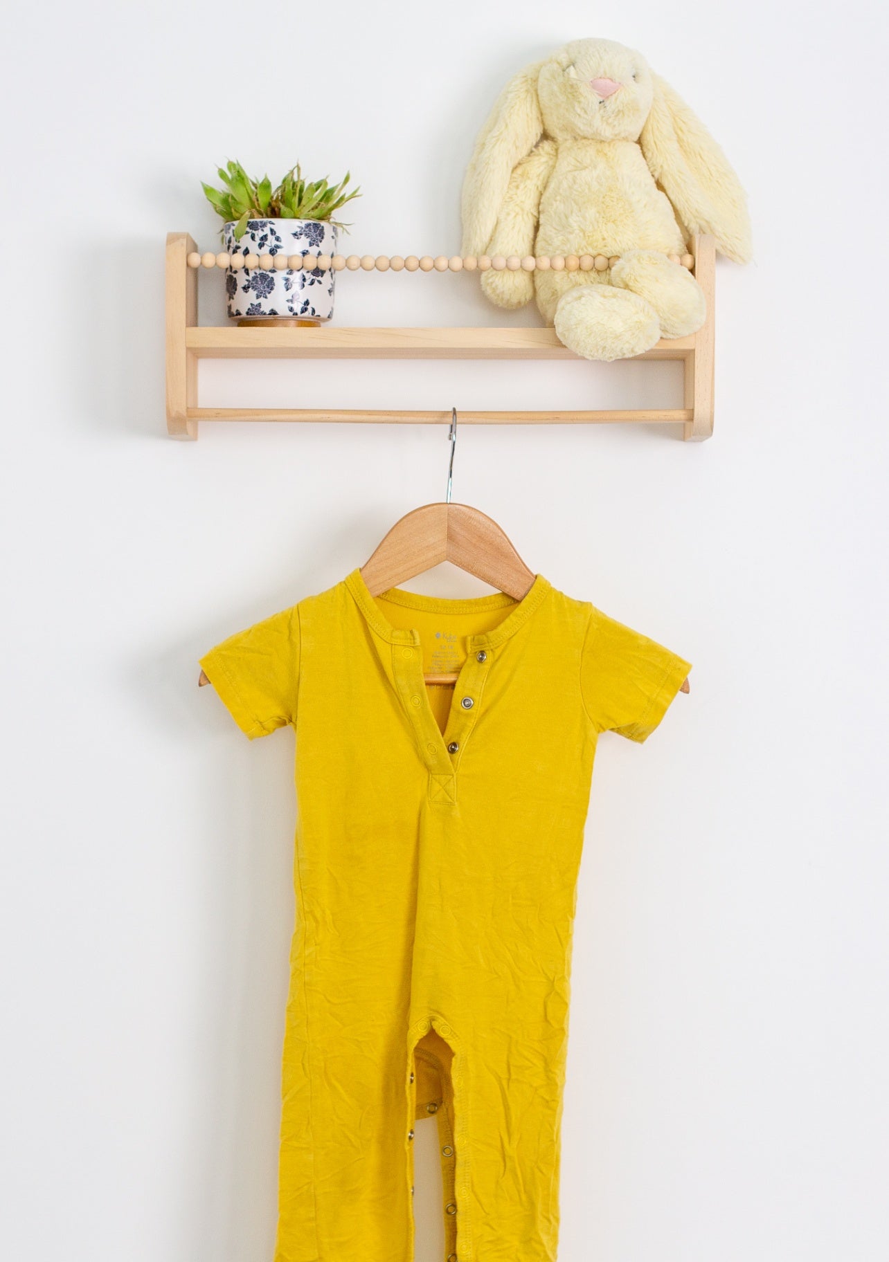 Kyte Baby 12-18M Yellow Short Sleeve Romper - Whimsy