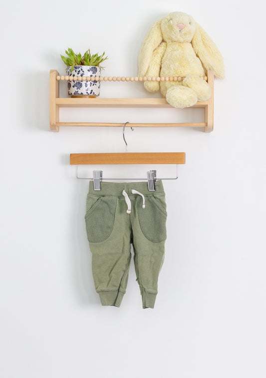 Carters 6M Green Joggers - Whimsy