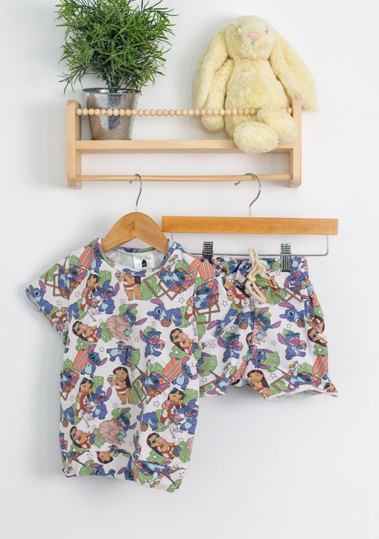 Farmhouse In the City Multicolor Stitch Lounge Set