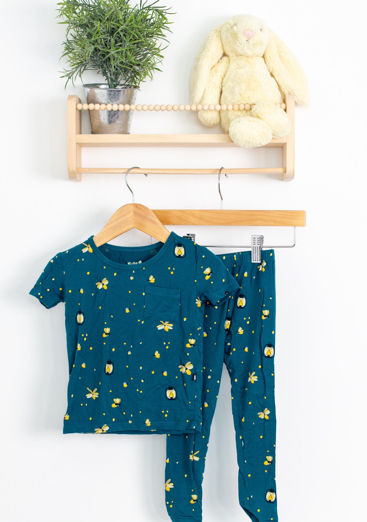 Kyte Baby 3T Teal Firefly PJs