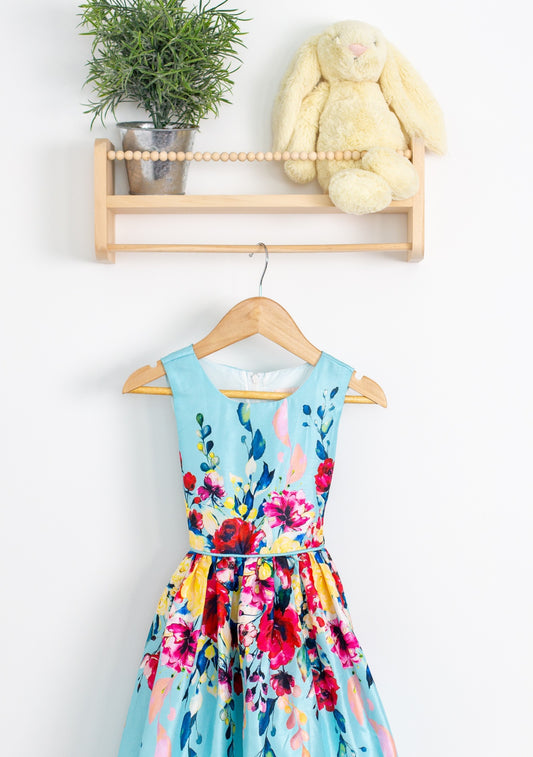 Foreever Free 4T Multicolor Floral Dress