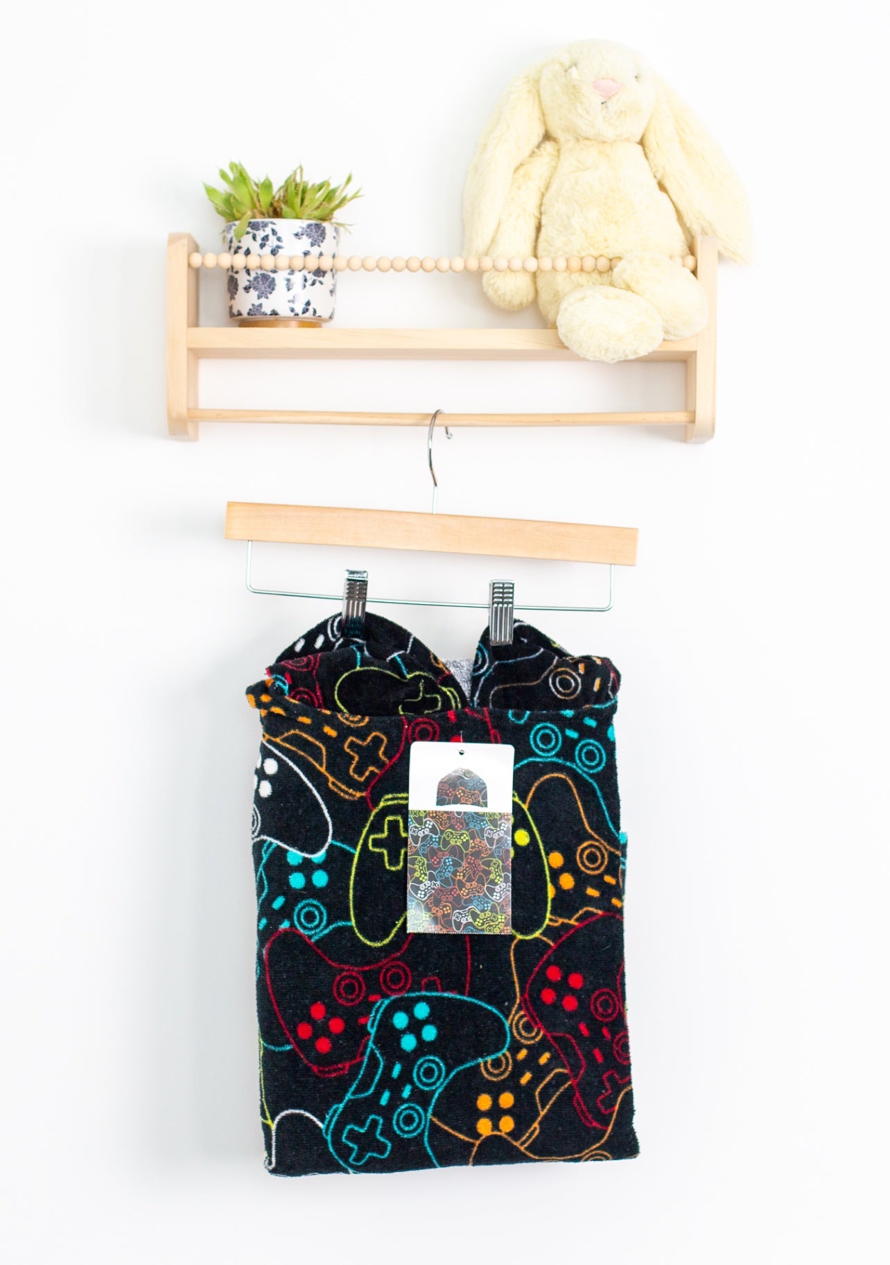 Mainstays NS Multicolored Hooded Towel NWT