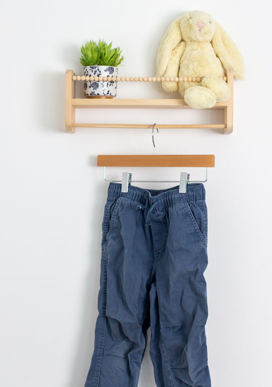 H&M 6 Navy blue Chino with Elastic Waist