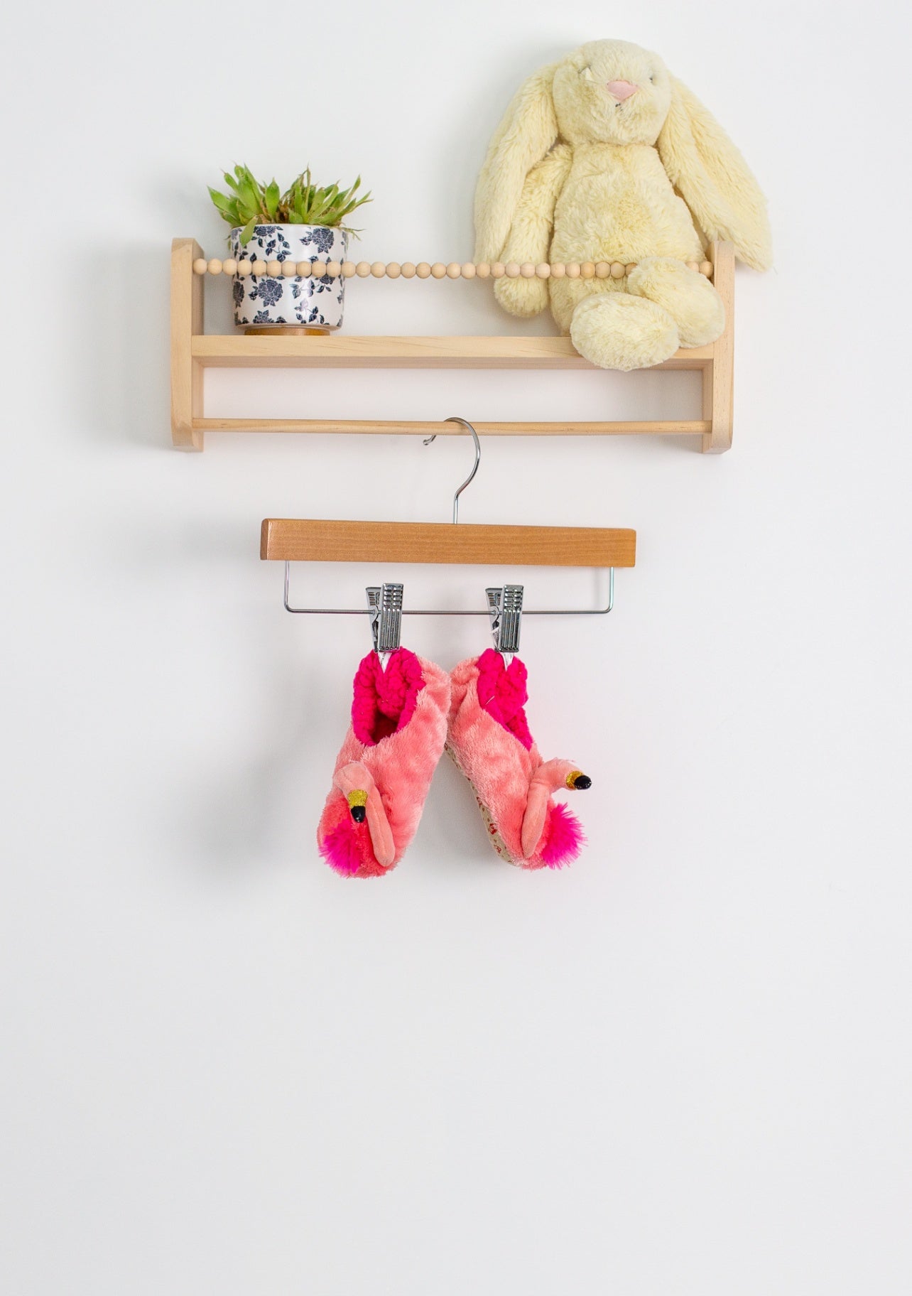Ty 11C Pink and Red Flamingo Slippers
