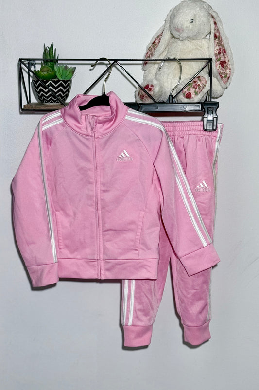 Adidas Pink Tracksuit