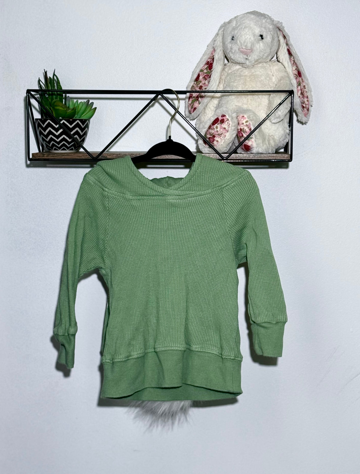 Dear Aspen Hooded Bunny Crewneck Sweater