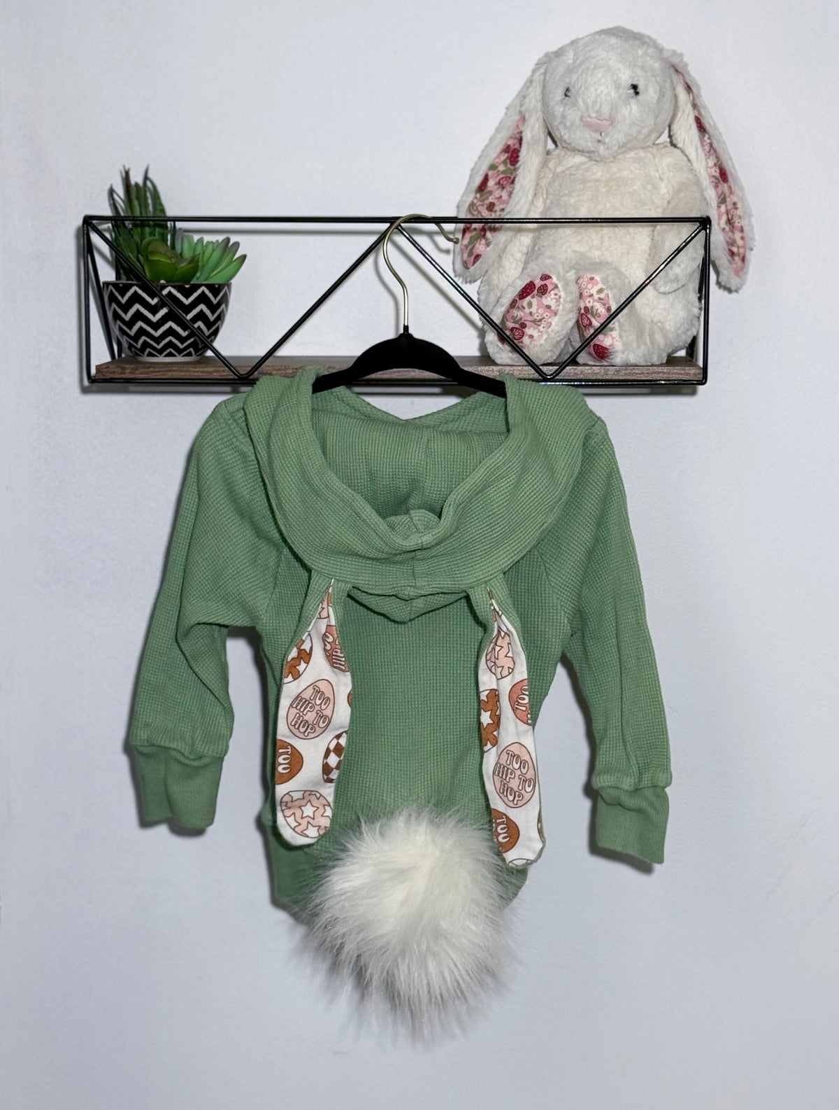 Dear Aspen Hooded Bunny Crewneck Sweater