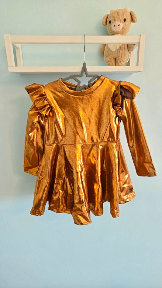 Vi&Jax Orange Shimmer Peplum