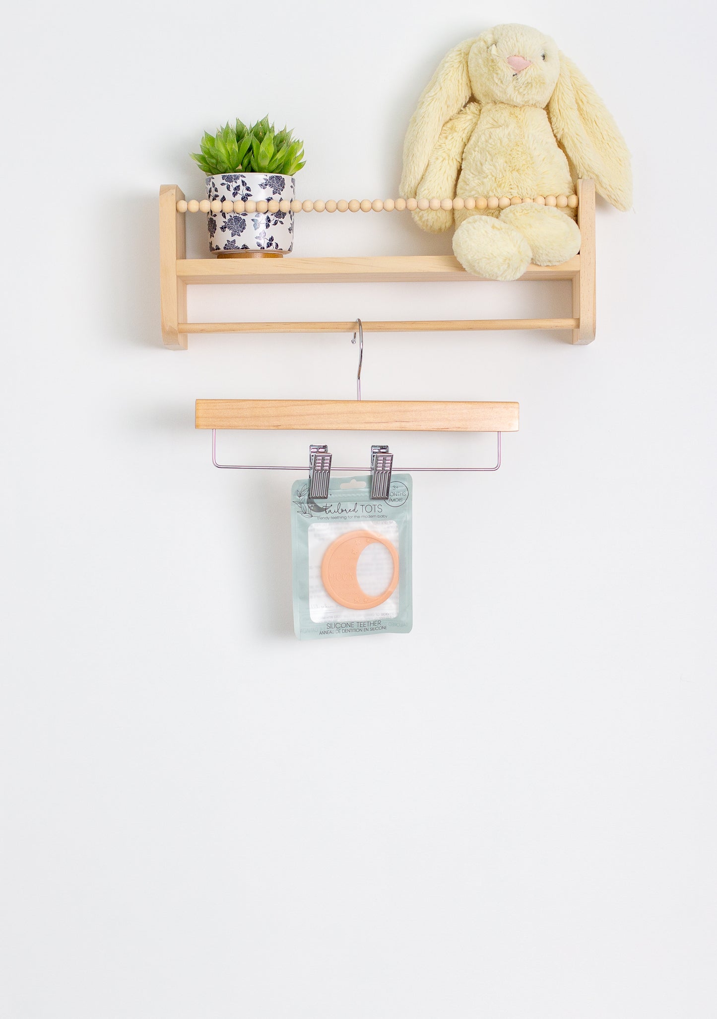 Tailored Tots To The Moon Silicone Teether