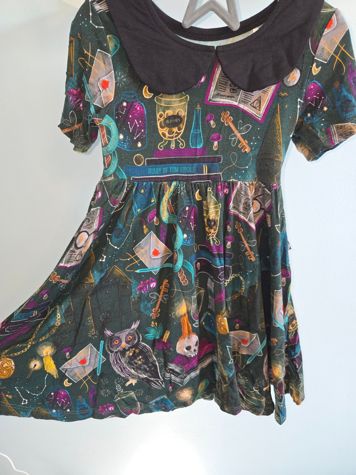 Onyx & Lore Twirl Collared Witchy Dress